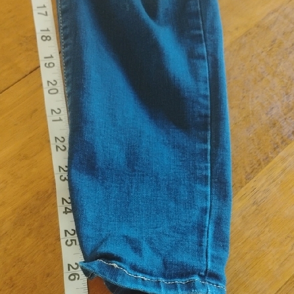 Flying Monkey Blue Skinny Jeans with Distressed Details. Size 28. Back To School - Picture 8 of 10